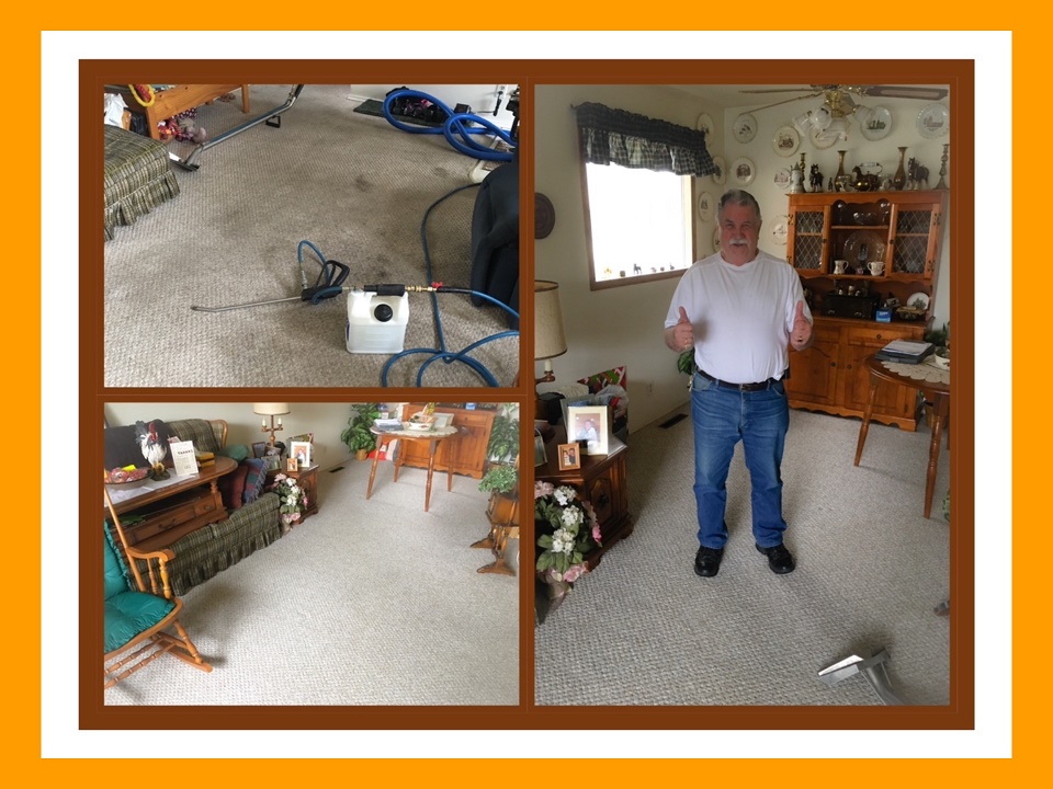 A Happy Repeat Carpet Cleaning Customer