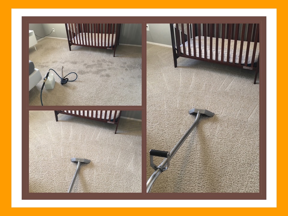 Soiled carpet in Nursery