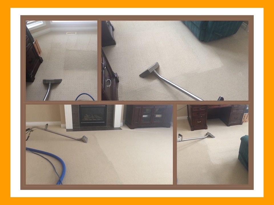 Cleaning Carpets in the Living Room