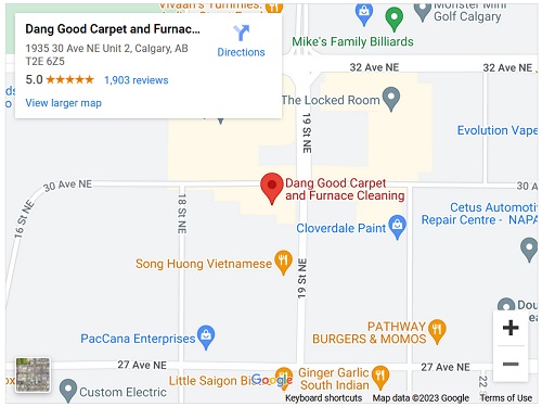 Calgary Service Area Map