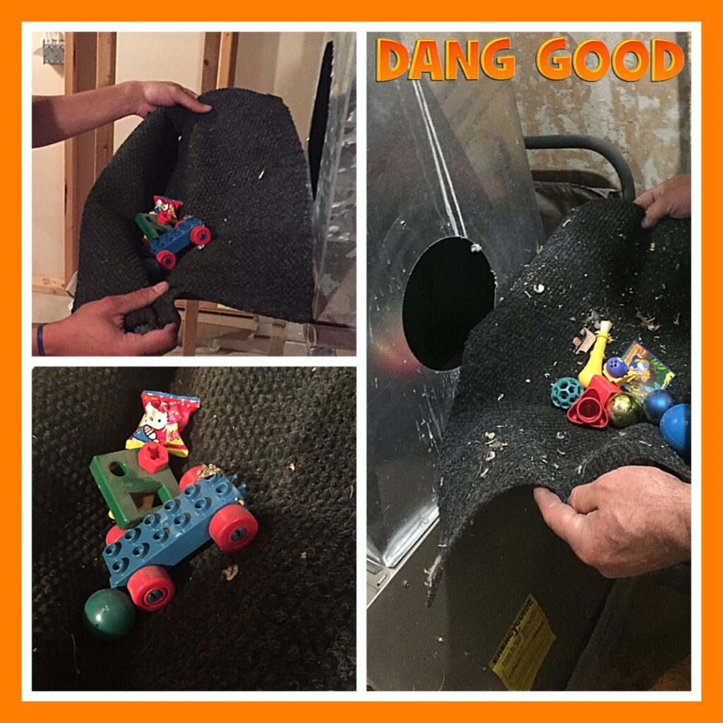 Items found while duct cleaning in Calgary