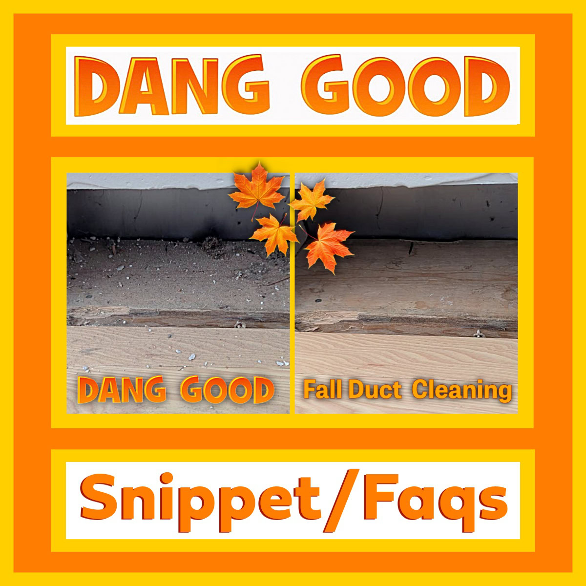 Dust and Debris in the Ducts