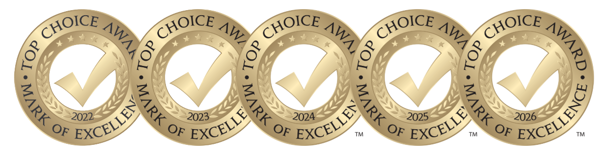 Top Choice Award Logos 2022 to 2026