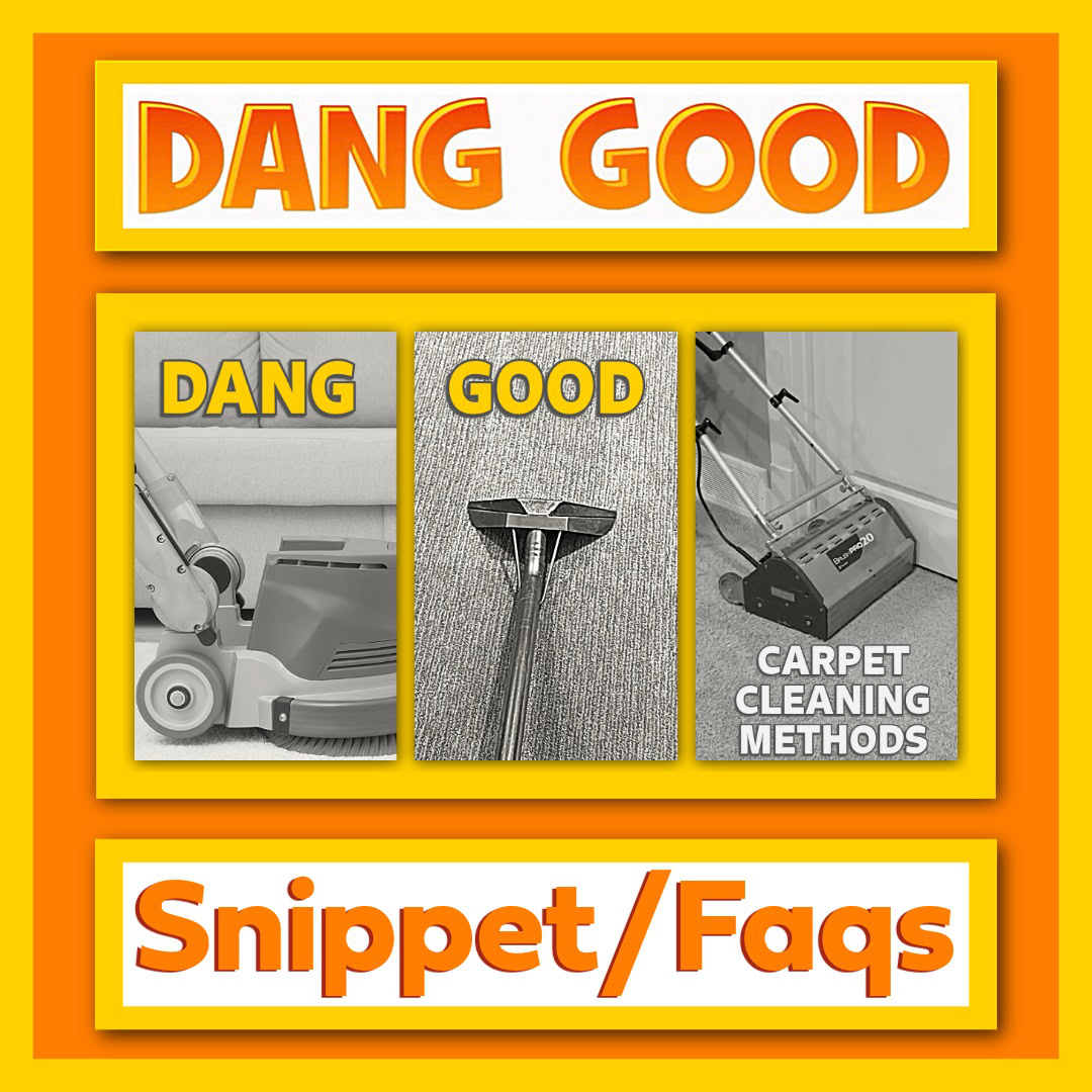 Five Carpet Cleaning Methods used by Carpet Cleaners