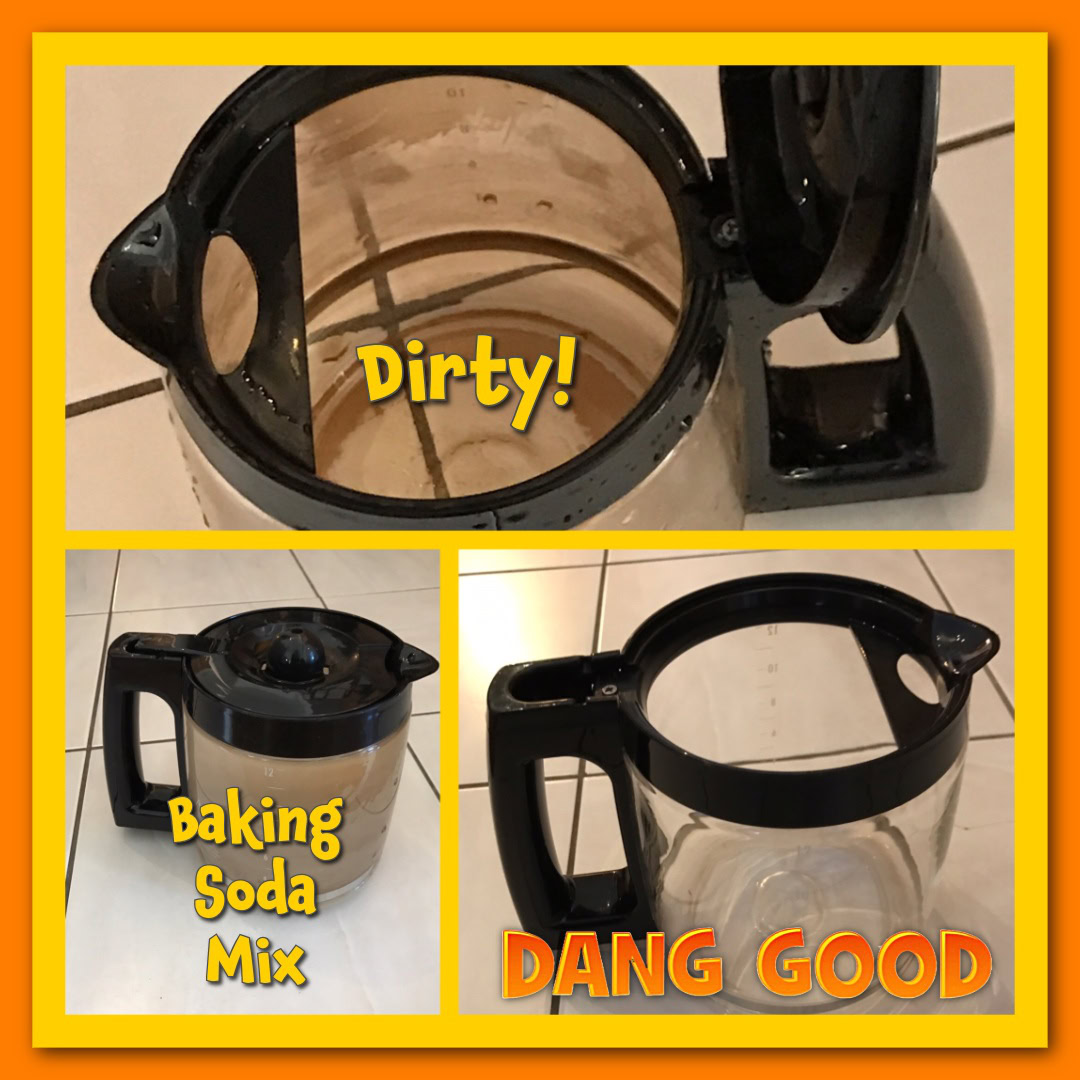 A Dirty Coffee Pot Cleaning Hack