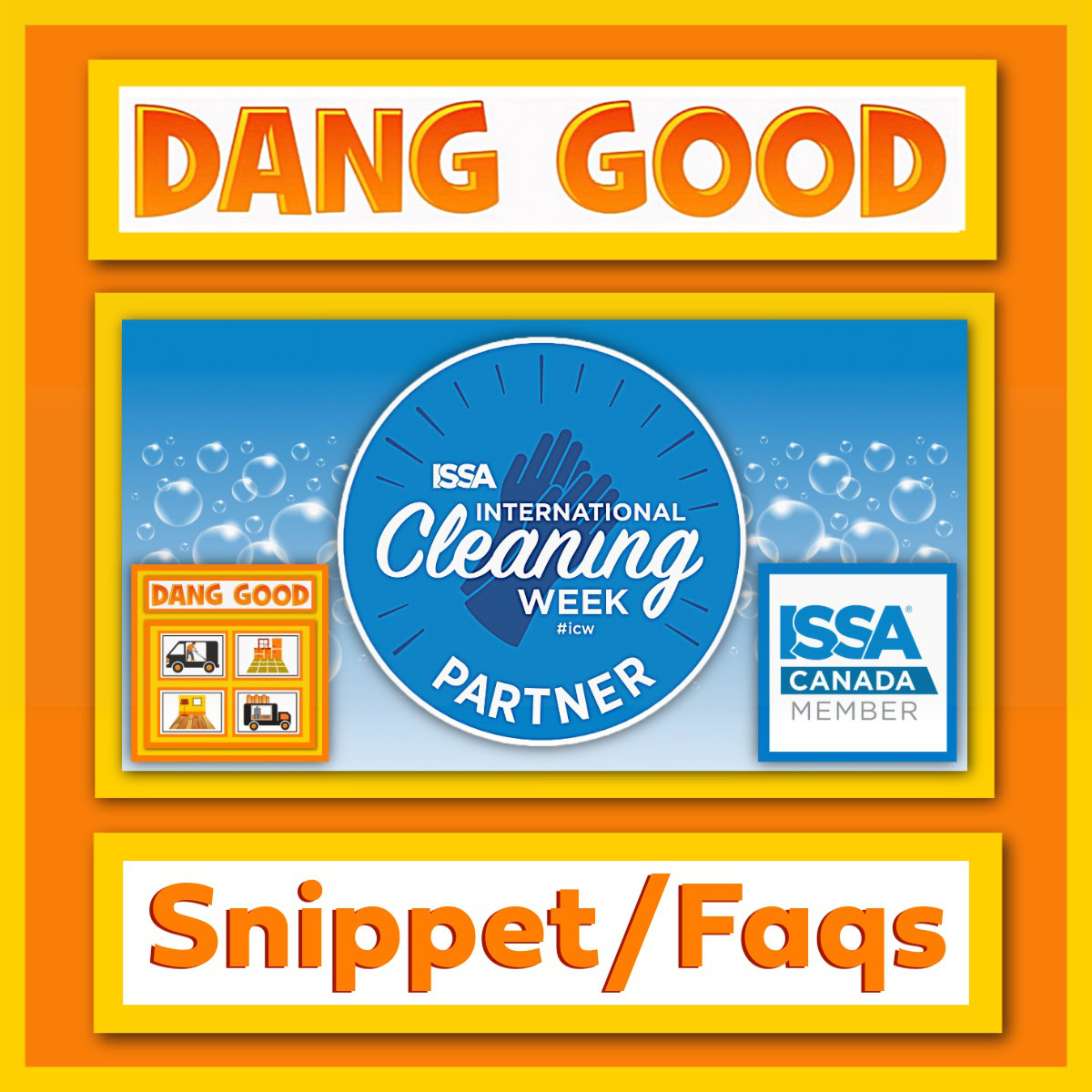 Dang Good Inspiration for International Cleaning Week